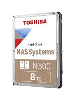 Toshiba - HDWG180XZSTA - N300 Series 8TB 7200RPM SATA 6Gbps 256MB Cache 3.5-inch Internal Hard Drive