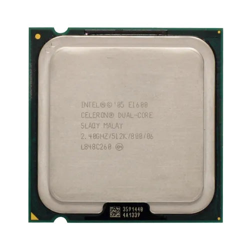 HH80557PG056D Intel Celeron E1600 Dual-Core 2.40GHz 800MHz FSB 512KB L2 Cache Socket LGA775 Processor