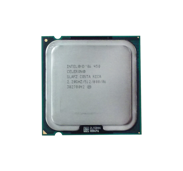 HH80557RG049512 - Intel Celeron 450 Single-core (1 Core) 2.20GHz 800MHz FSB 512KB L2 Cache Socket LGA775 Processor