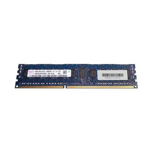 HMT351R7CFR4C-PBT3 AC - Hynix 4GB DDR3-1600MHz PC3-12800 ECC Registered CL11 240-Pin RDIMM 1.5V Single Rank Memory Module
