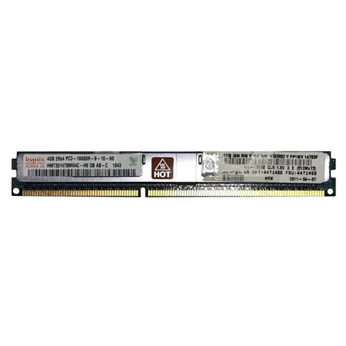 HMT351V7BMR4C-H9 Hynix 4GB DDR3-1333MHz PC3-10600 ECC Registered VLP RDIMM CL9 2Rx4 1.5V 240-Pin Memory Module
