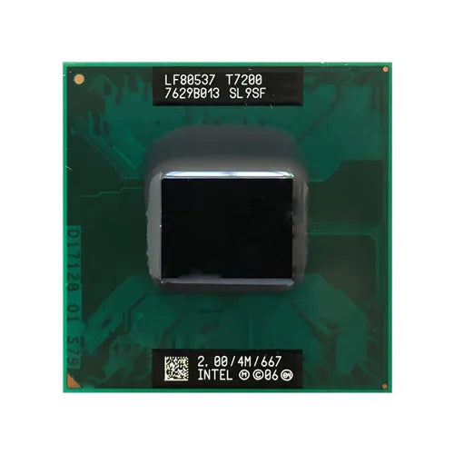 HU015 Dell 2.00GHz 667MHz FSB 4MB L2 Cache Socket PGA478 Intel Core 2 Duo T7200 Dual-Core Processor