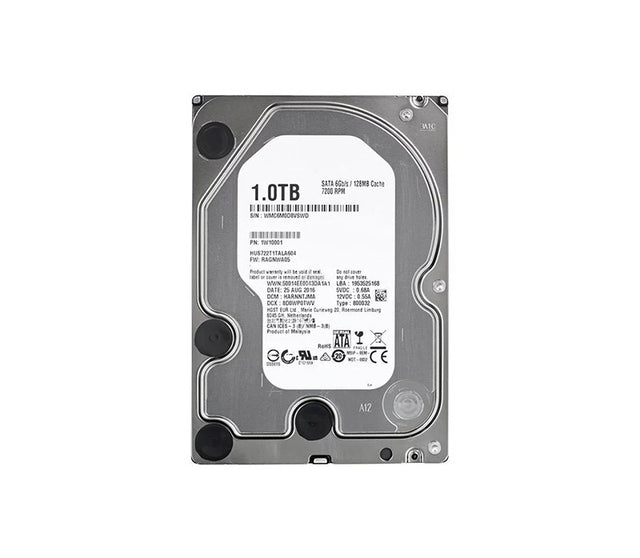 HUS722T1TALA604-1W10001 - Western Digital Ultrastar SATA Series 1W10001 1TB 7200RPM SATA3/SATA 6.0 GB/s 128MB Hard Drive (3.5 Inch)