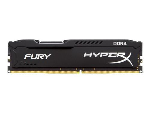 HX426C16FB/16 Kingston HyperX FURY Black 16GB PC4-21300 DDR4-2666MHz non-ECC Unbuffered CL16 (16-18-18) 288-Pin DIMM 1.2V Memory Module