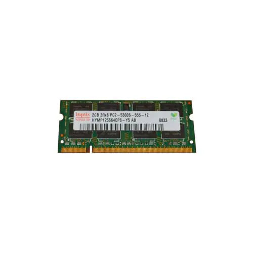 HYMP125S64CP8-Y5 AB - Hynix 2GB DDR2-667MHz PC2-5300 non-ECC Unbuffered CL5 200-Pin SODIMM 1.8V Memory Module