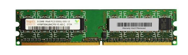 3D-13D245N649466-512M 512MB Module DDR2 PC2-5300 CL=5 non-ECC Unbuffered DDR2-667 1.8V 64Meg x 64 for HP/Compaq Pavilion Media Center t3638.de 396520-001, EK477-69001, PX975AA, PX975AT