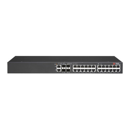 ICX6450-24P-A Brocade ICX 6450 24 x Ports 1000Base-T + 2 x Ports SFP+ + 2 x Port SFP+ uplink Layer 3 Manageable Gigabit Ethernet Switch