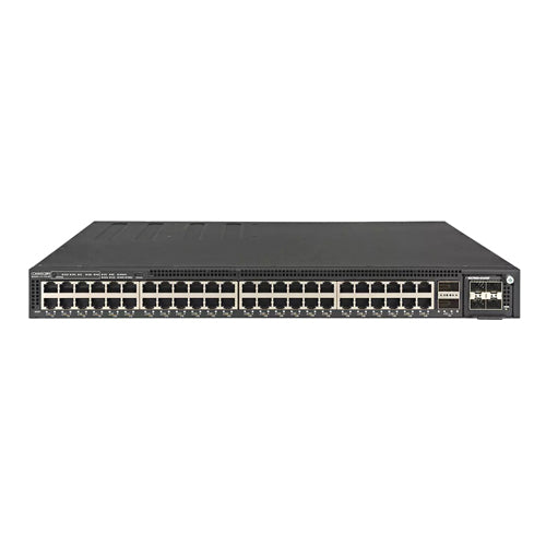 ICX7550-48P-E2-R3 Ruckus Networks ICX 7550-48-E2 48 x RJ-45 Ports 10/100/1000Base-T + 2 x QSFP+ Ports Layer 3 Managed Rack-mountable Front-To-Back Airflow Gigabit Ethernet Network Switch