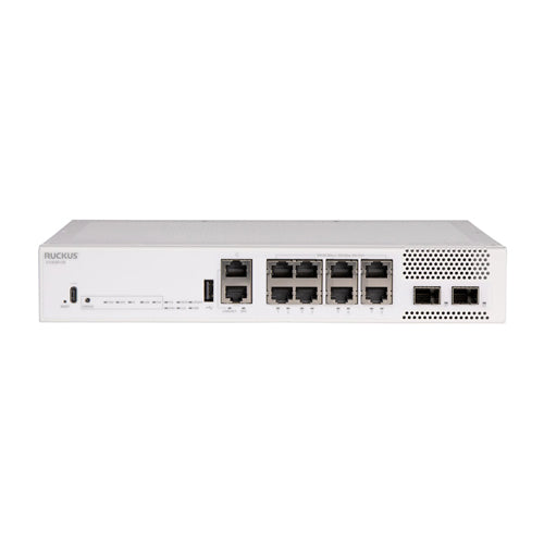 ICX8200-C08PF Ruckus Networks ICX 8200 8 x Ports PoE+ 10/100/1000 + 2 x Ports SFP+ Managed Gigabit Ethernet Network Switch