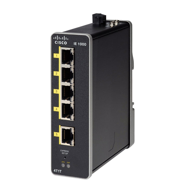 IE-1000-4T1T-LM-RF - Cisco IE1000 Series 5-Ports RJ-45 L2 Managed Switch