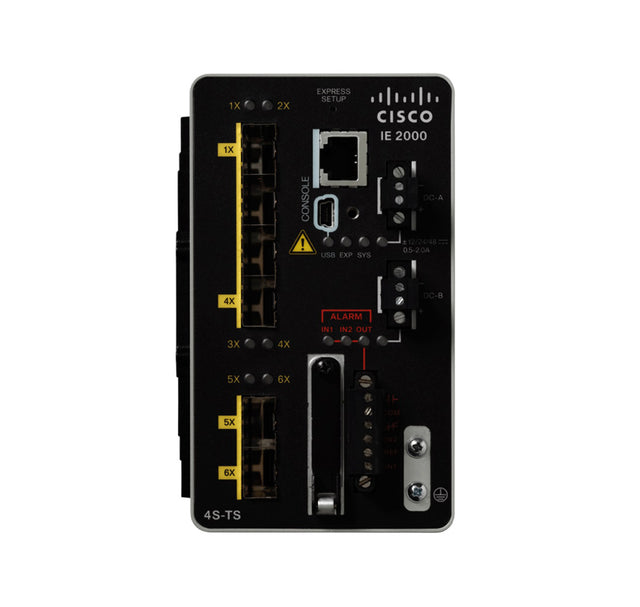 IE-2000-4T-B - Cisco IEIE 2000 Series 6-Ports RJ-45 L2 Managed Switch