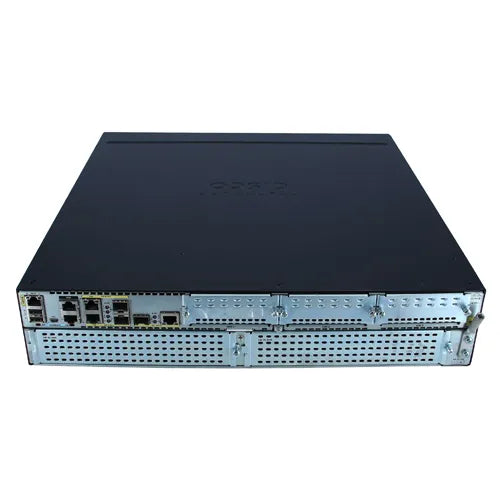 ISR4351/K9 Cisco 4000 Series ISR 4351 3 x WAN/LAN Ports 3 x RJ-45 Ports + 3 x SFP Ports Gigabit Ethernet Integrated Service Router