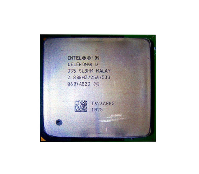 0M7974 - Dell 2.80GHz 533MHz FSB 256KB L2 Cache Socket PPGA478 Intel Celeron D 335 Single-core (1 Core) Processor