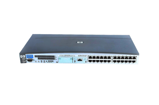HP ProCurve 2500 Series 2524 24 x RJ-45 Ports 10/100Base-TX + 2 x SFP mini-GBIC Ports Layer2 Managed Rack-mountable Fast Ethernet Network Switch