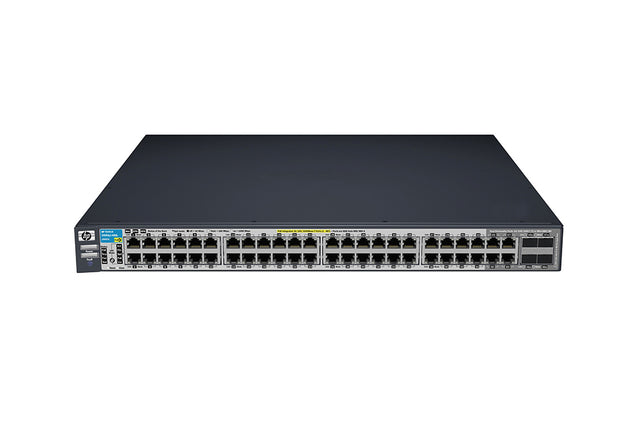 J8693A-RF - HP ProCurve 3500-48G-PoE yl 44 x Ports PoE 10/100/1000Base-T + 4 x Dual-Personality PoE Ports + 4 x SFP+ Ports with optional module + 1 x Open Module Slot Layer 3 Managed Rack-mountable Gigabit Ethernet Network Switch