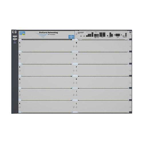 J8698A#ABA HP ProCurve 5400zl Series 5412zl 12 x Expansion Slots Layer 3 Managed 7U Rack-mountable Network Switch Chassis