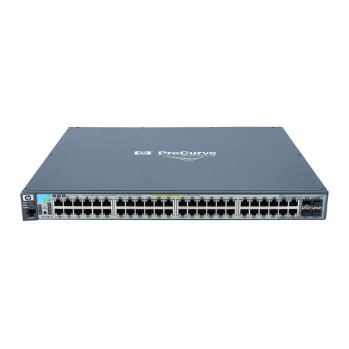 J9148-61301 HP ProCurve 2910al-48G-PoE+ 44 x Ports PoE+ 10/100/1000Base-T + 4 x Dual Personality RJ-45 PoE+ Ports + 1 x Open Module Slot Layer 3 Managed Gigabit Ethernet Network Switch