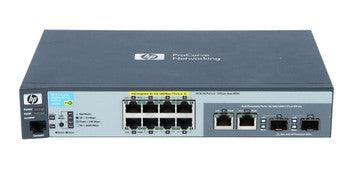 HP - J9298ANB - Procurve E2520 8-Ports 10/100/1000Base-T RJ-45 PoE 2-Ports RJ-45 Dual-Personality Gigabit Ports Manageable Layer2 Switch with 2x Shared SF