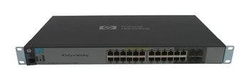HP - J9299A-ABB - ProCurve E2520-24-PoE 24-Ports 10/100/1000Base-T RJ-45 PoE Manageable Layer2 Rack-mountable Ethernet Switch with 4x Shared SFP (mini-GBI