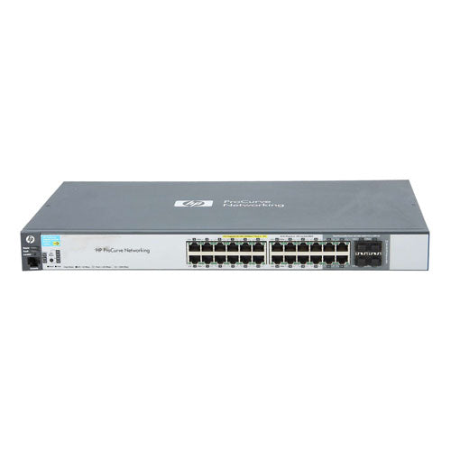 J9299AR#ACC HP ProCurve 2520 Series 2520-24G-PoE 20 x RJ-45 Ports PoE 10/100/1000Base-T + 4 x Dual Personality RJ-45/SFP Ports Layer 2 Managed Rack-Mountable Gigabit Ethernet Network Switch