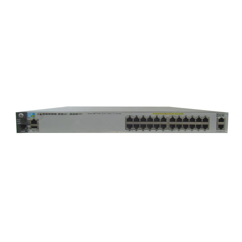 J9587A#ABA HP 3800 Series 3800-24G-2xG PoE+ 24 x RJ-45 Ports PoE+ 1000Base-T + 2 x RJ-45 10GBE Ports Layer 3 Managed Rack-mountable Gigabit Ethernet Network Switch