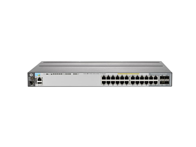 J9727-61001 HP Aruba 2920-24G PoE+ 20 x RJ-45 Ports PoE+ 10/100/1000Base-T + 4 x RJ-45 dual-personality Ports PoE+ Layer 2 Managed Rack-mountable Gigabit Ethernet Network Switch