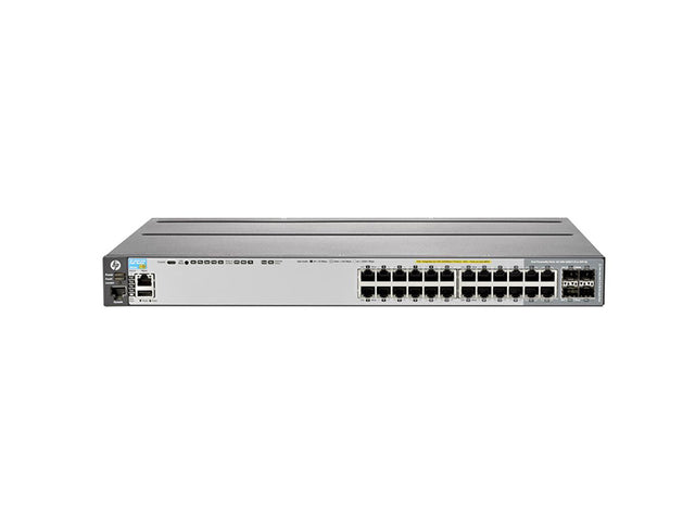 J9727-61101 HP Aruba 2920-24G PoE+ 20 x RJ-45 Ports PoE+ 10/100/1000Base-T + 4 x RJ-45 dual-personality Ports PoE+ Layer 2 Managed Rack-mountable Gigabit Ethernet Network Switch