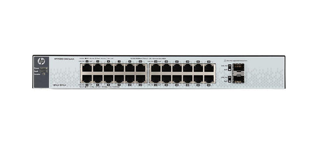 ProCurve 1810 Series 1810-24G v2 24 x Ports 10/100/1000Base-T + 2 x SFP mini-GBIC Ports Layer2 Managed 1U Rack-mountable Gigabit Ethernet Network Switch