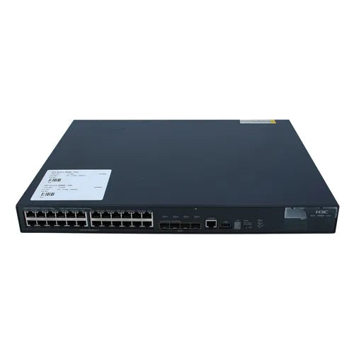 JC100AR#B2C HP Flex Fabric 5800 Series 5800-24G 24 x RJ-45 Ports 10/100/1000Base-T + 4 x SFP+ Ports Layer 3 Managed Rack-mountable Gigabit Ethernet Network Switch