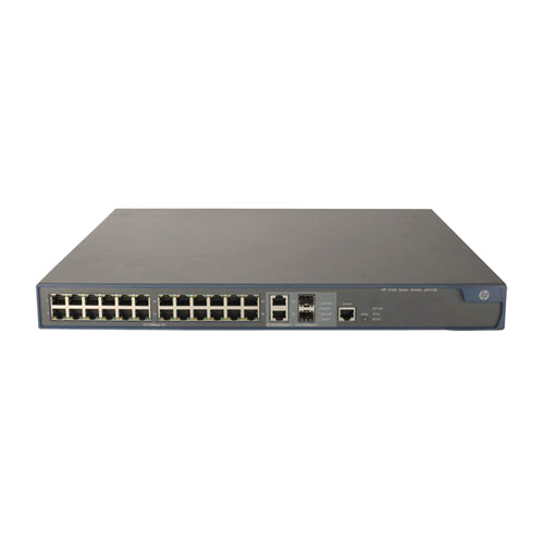 JD313B#ABA HP 3100 EI Series 3100-24-PoE v2 24 x RJ-45 Ports PoE 10/100Base-TX + 2 x Dual Personality RJ-45/SFP Ports Layer 3 Managed Rack-mountable Stackable Fast Ethernet Network EI Switch