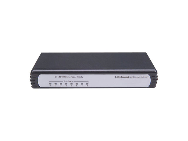 HP ProCurve V1405 Series V1405C-8 8 x RJ-45 Ports 10/100Base-TX Layer 2 Unmanaged 2U Rack-mountable Fast Ethernet Network Switch
