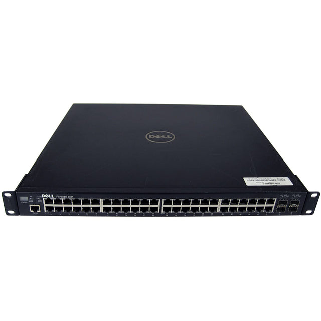 0JDX09 - Dell Force10 S-Series S50 48 x Ports PoE 10/100/1000Base-T + 4 x SFP Ports Layer3 Managed 1U Rack mountable Gigabit Ethernet Network Switch
