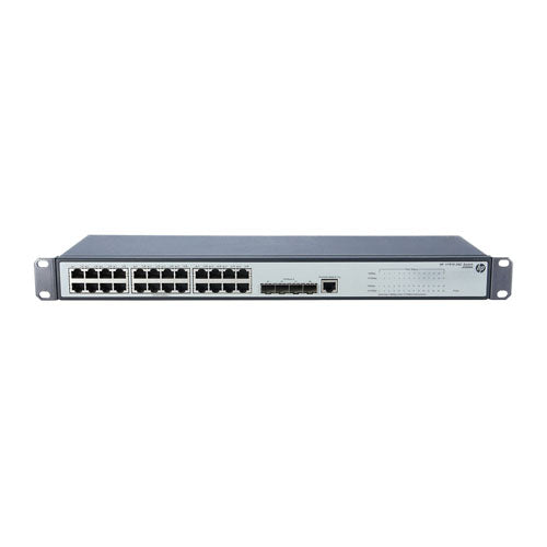 JE006-61001 HP 1910 Series 1910-24G 24 x Ports 10/100/1000Base-T + 4 x SFP Ports Layer 2 Managed 1U Rack-mountable Gigabit Ethernet Network Switch