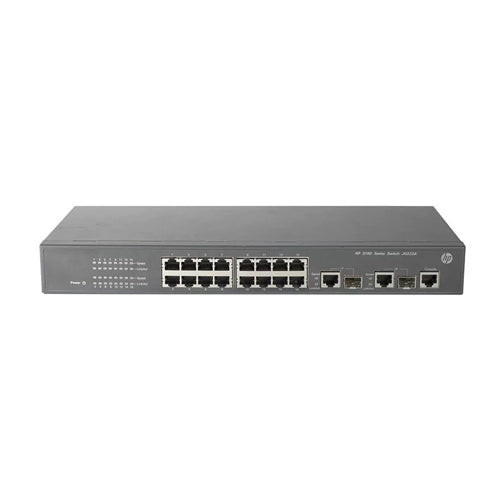 JG222AR#ABG HP 3100 Series 3100-16 v2 16 x RJ-45 Ports 10/100Base-TX + 2 x Dual Personality RJ-45/SFP Ports Layer 3 Managed Rack-mountable Fast Ethernet Network Switch