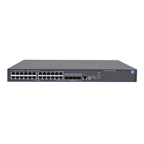 JG250A HP A5500-24G EI 24 x Ports 10/100/1000Base-T + 4 x Combo Gigabit SFP Layer 3 Managed Rack-mountable Gigabit Ethernet Network Switch