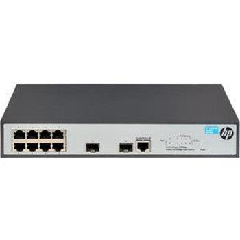 HP - JG920AB - E Sourcing 1920-8G 8-Ports 10/100/1000Base-T RJ-45 Manageable Layer3 Rack-mountable Ethernet Switch with 2x SFP Ports