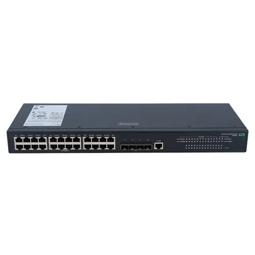 JG932AR#ACC HP FlexNetwork 5100 Series 5130-24G-4SFP+ 24 x RJ-45 Ports 10/100/1000Base-T + 4 x SFP+ Ports Layer 3 Managed Rack-mountable Gigabit Ethernet Network EI Switch