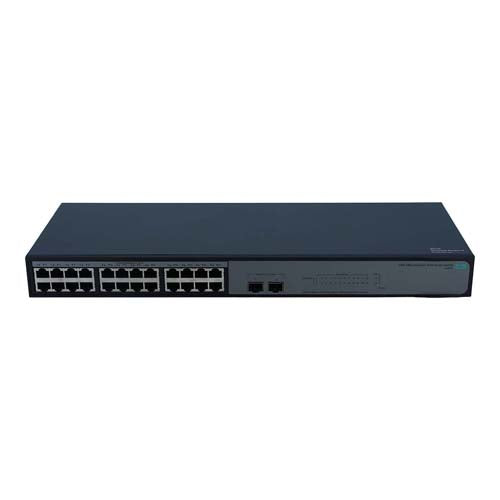 JH017A#ABB HP OfficeConnect 1420 Series 1420-24G-2SFP 24 x RJ-45 Ports 10/100/1000Base-T + 2 x SFP Ports Layer 2 Unmanaged Rack-mountable Gigabit Ethernet Network Switch