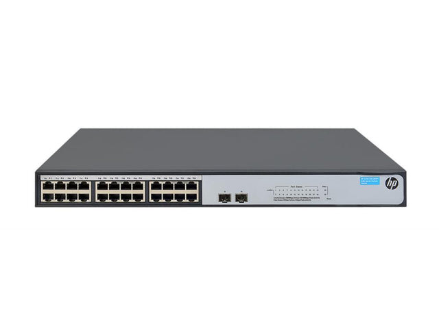 JH018A HP OfficeConnect 1420 Series 1420-24G-2S 24 x RJ-45 Ports 10/100/1000Base-T + 2 x SFP+ Ports 10GBase-SR/LR Layer 2 Unmanaged Rack-mountable Gigabit Ethernet Network Switch