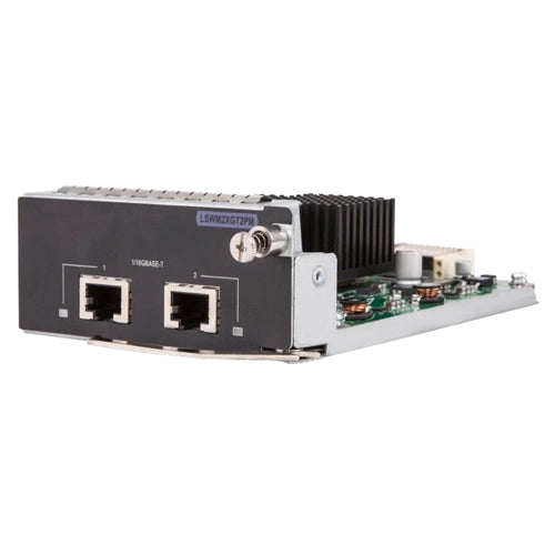 JH156A#ABB HP E Dual x Ports RJ-45 10Gb/s 10GBase-T Module for FlexNetwork 5130 HI and 5510 HI Switch