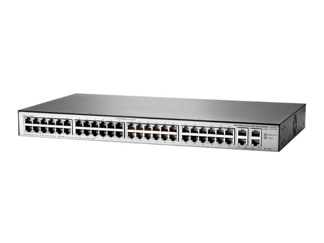 JL171-61001 HP Officeconnect 1850 48G 4xGT 24 x RJ-45 Ports 10/100/1000Base-T + 4 x Copper Combo Gigabit SFP+ Ports Layer 2 Managed Rack-mountable Gigabit Ethernet Network Switch