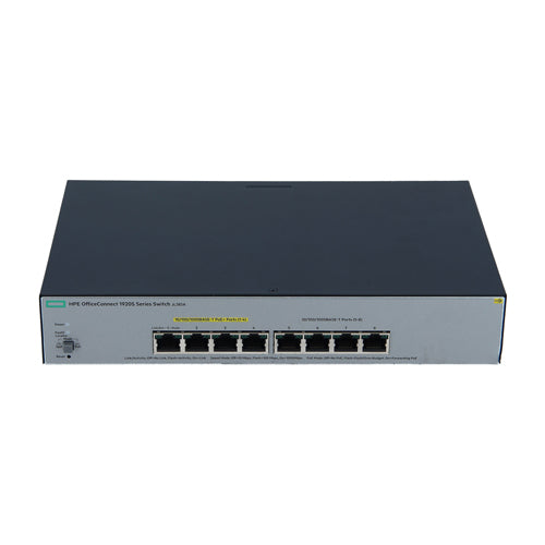 JL383A#ABA HP OfficeConnect 1920 Series 1920S-8G PoE+ 4 x RJ-45 Ports PoE+ 10/100/1000Base-T + 4 x RJ-45 Ports Layer 2 Managed Rack-mountable Gigabit Ethernet Network Switch