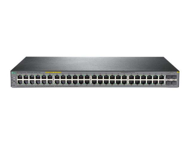 JL386-61001 HP OfficeConnect 1900 Series 1920S 48G 4SFP PPoE+ 24 x RJ-45 Ports PoE+ 10/100/1000Base-T + 24 x RJ-45 Ports + 4 x SFP Ports Layer 3 Managed Rack-mountable Gigabit Ethernet Network Switch
