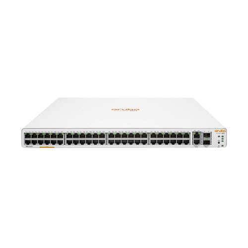 JL808-61001 HP Aruba Instant On 1960 48G 2XGT 2SEP+ 48 x Ports 10/100/1000 + 2 x Ports 10 Gigabit SFP+ + 2 x Ports 10 Gigabit Ethernet Rack-Mountable Layer 3 Managed Gigabit Ethernet Network Switch