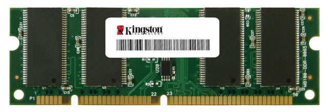 Q7718A-KNG Kingston 128MB PC2100 266MHz non-ECC Unbuffered CL2 100-Pin SoDimm Memory Module for HP LaserJet 2400/4250/4350/5200/9050 Series Printers