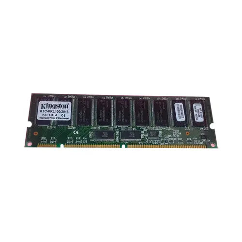 KTC-PRL100/2048 - Kingston 2GB Kit (4 X 512MB) 100MHz PC100 ECC Registered CL2 168-Pin DIMM Memory