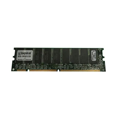 KTD-OPGX1/128-G - Kingston Technology 128MB 100MHz PC100 ECC Unbuffered CL2 168-Pin DIMM 3.3V Memory Module