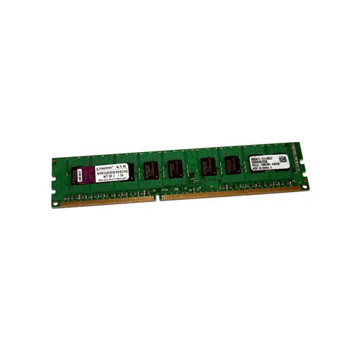 KVR1333D3E9SK2/4G - Kingston Technology 4GB Kit (2 X 2GB) DDR3-1333MHz PC3-10600 ECC Unbuffered CL9 240-Pin DIMM 1.5V Memory