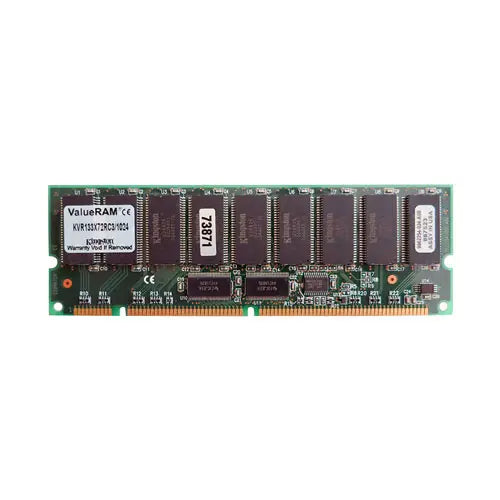 KVR133X72RC3/1024ACE - Kingston 1GB 133MHz PC133 ECC Registered CL3 168-Pin DIMM Memory Module