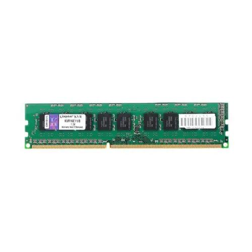 KVR16E11/8 - Kingston Technology 8GB DDR3-1600MHz PC3-12800 ECC Unbuffered CL11 240-Pin DIMM 1.35V Low Voltage Memory Module